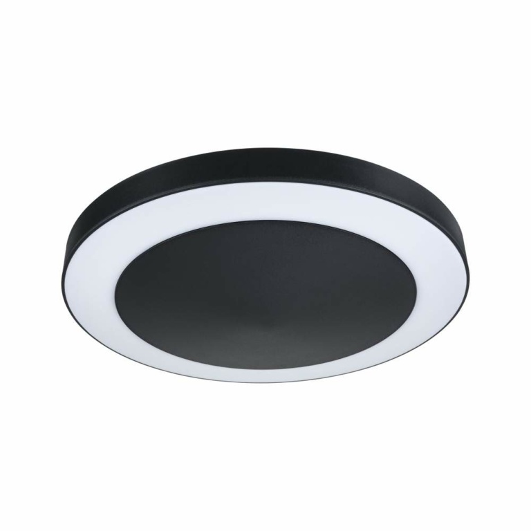 Paulmann LED Deckenleuchte Circula rund anthrazit mit Bewegungsmelder & Dämmerungssensor IP44 880lm 3000K 230V seewasserresistent