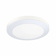 LED Deckenleuchte Circula rund weiß mit Bewegungsmelder & Dämmerungssensor IP44 880lm 3000K 230V seewasserresistent