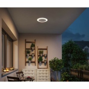 LED Deckenleuchte Circula rund weiß mit Bewegungsmelder & Dämmerungssensor IP44 880lm 3000K 230V seewasserresistent