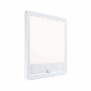 LED Außenpanel Lamina Bewegungsmelder IP44 eckig 250x250mm 3000K 14,5W 950lm 230V Weiß Kunststoff