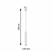 ProRail3 Pendel Leuchte Artemons Weiß max. 1x10W GU10 kürzbar