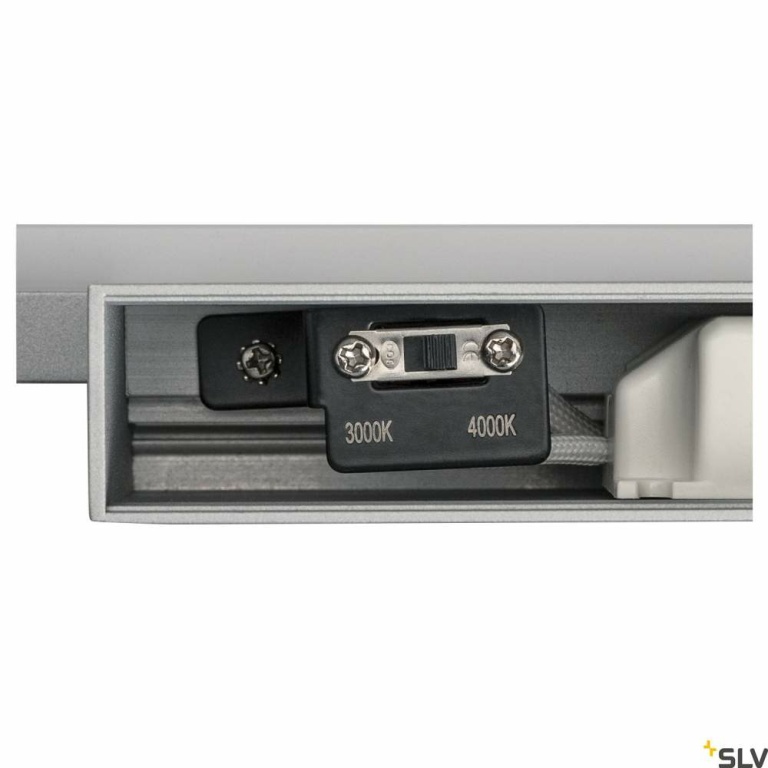 SLV GLENOS® 60, Indoor LED Spiegelleuchte grau CCT switch 3000/4000K