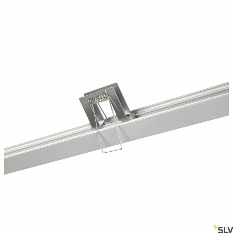 SLV GRAZIA 20 Montagefeder für Trockenbaudecken, chrom / aluminium, 2 Stück