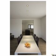 HORN MAGNA LED, Indoor Deckeneinbauleuchte schwarz/gold 3000K 25°