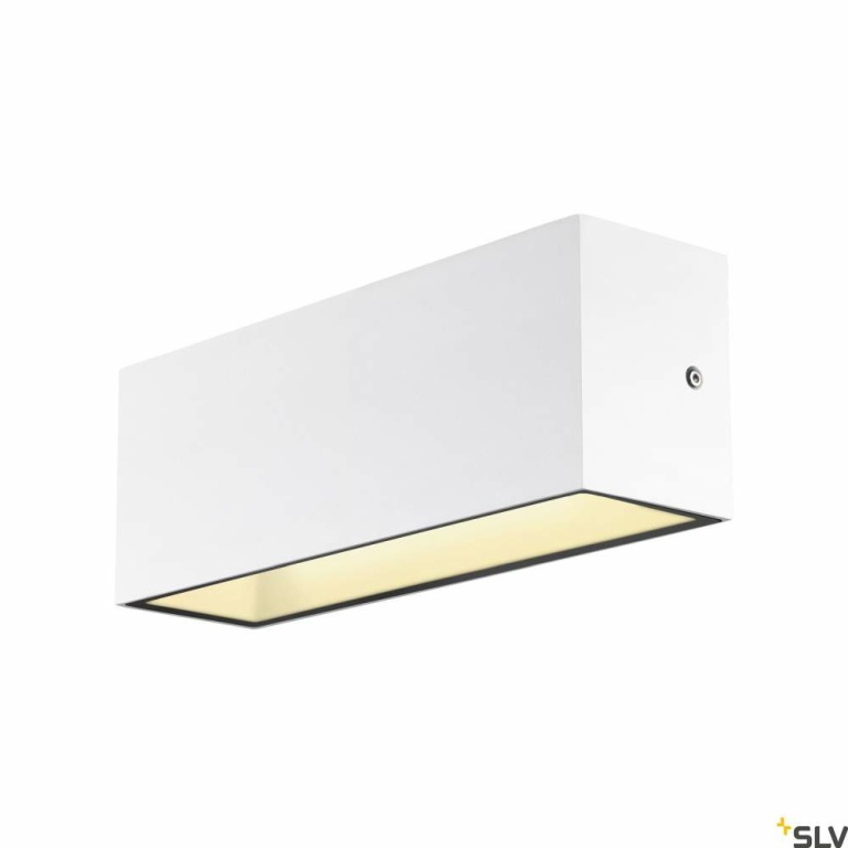 SLV SITRA L WL UP/DOWN, LED Outdoor Wandaufbauleuchte, weiss, CCT switch 3000/4000K