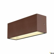 SITRA L WL UP/DOWN, LED Outdoor Wandaufbauleuchte, rost farbend, CCT switch 3000/4000K