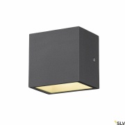 SITRA S WL SINGLE, LED Outdoor Wandaufbauleuchte, anthrazit, CCT switch 3000/4000K