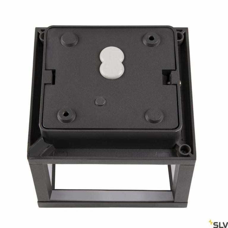 SLV QUADRULO CL LED Outdoor Deckenleuchte quadratisch IP55 anthrazit 3000K (LED fest verbaut)