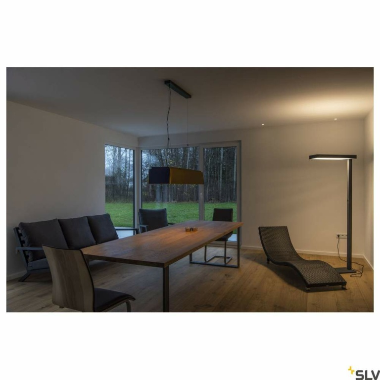 SLV HORN MAGNA, LED Indoor Deckeneinbauleuchte weiß 3000K 25°