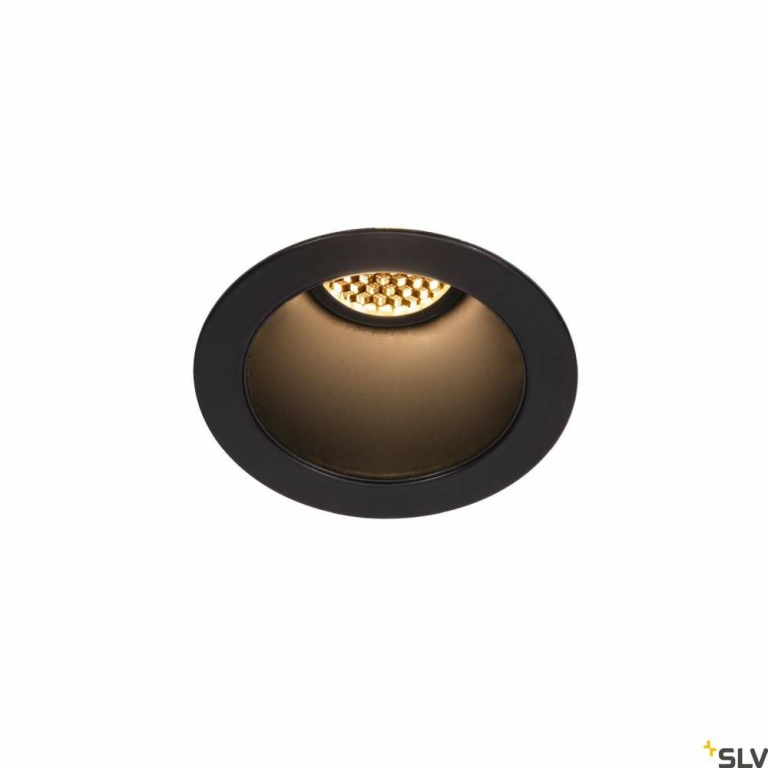 SLV HORN MAGNA, LED Indoor Deckeneinbauleuchte schwarz 3000K 25°