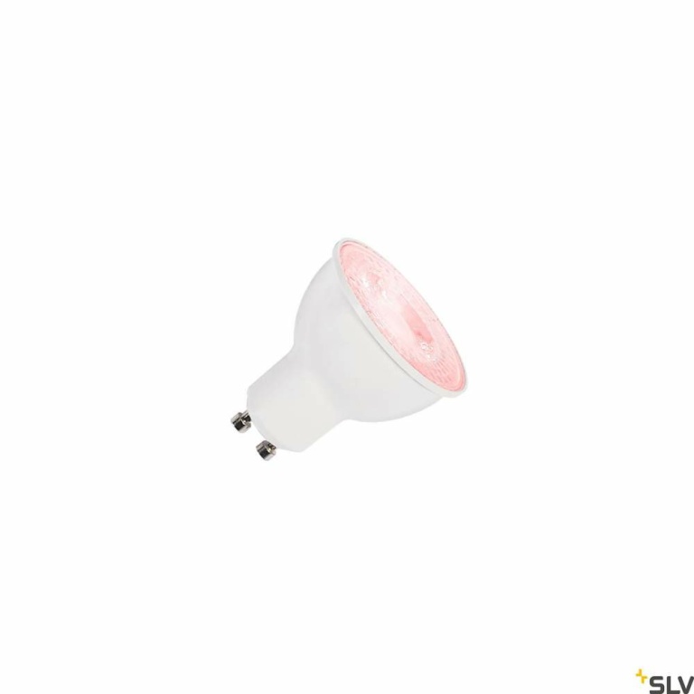 SLV QPAR51 GU10 RGBW smart, LED Leuchtmittel weiß / transparent 5,2W CRI90 38°