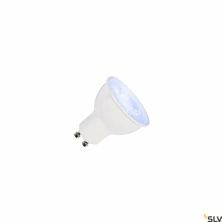 SLV QPAR51 GU10 RGBW smart, LED Leuchtmittel weiß / transparent 5,2W CRI90 38°