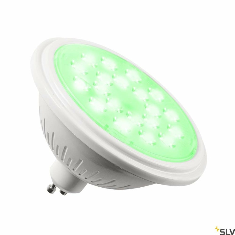 SLV QPAR111 GU10 RGBW smart, LED Leuchtmittel weiß 10W CRI90 25°