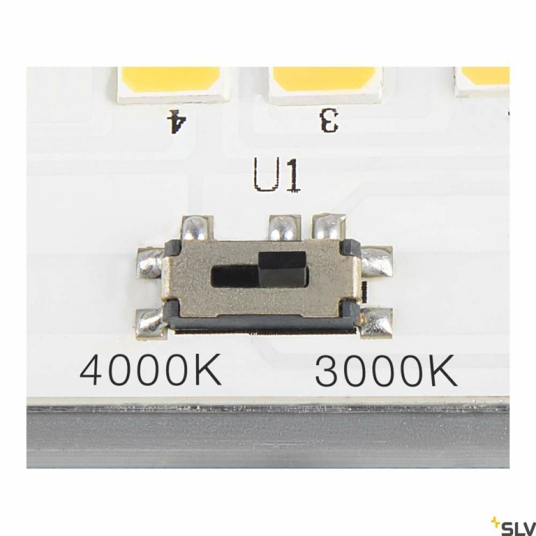 SLV SIGHT TRACK, 3 Phasen Spot silber CCT