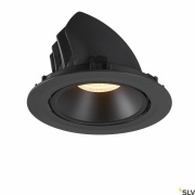 NUMINOS® GIMBLE XL, Deckeneinbauleuchte schwarz 3000K 55°