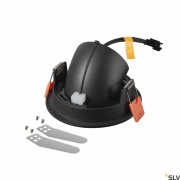 NUMINOS® GIMBLE S, Deckeneinbauleuchte schwarz / weiß 2700K 55°