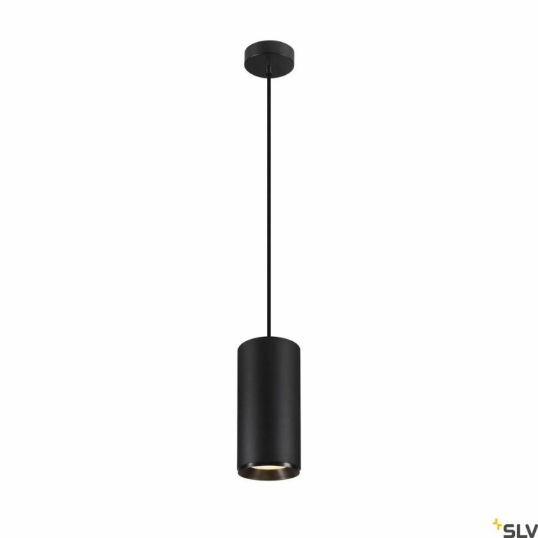 SLV NUMINOS® XL PHASE, Pendelleuchte schwarz 36W 3000K 36°