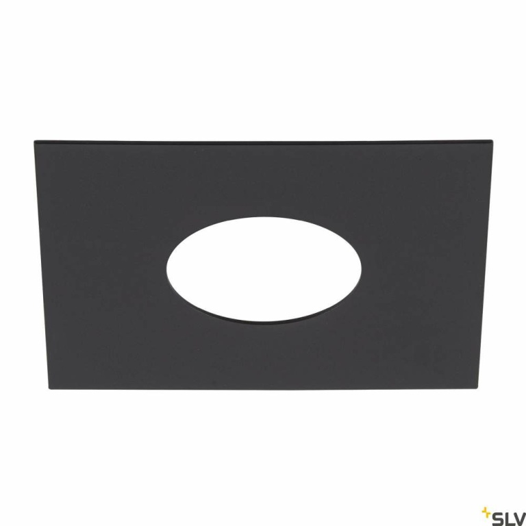 SLV Numinos® XS Einbaurahmen, eckig 160/70mm schwarz