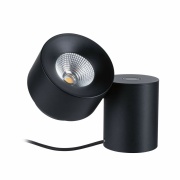 LED Tischleuchte Puric Pane 300lm 3W 2700K Schwarz 2in1 mit Touch-Schalter dimmbar mit 3-Step-Dim schwenkbar