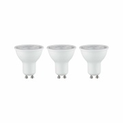 LED Reflektor 3er-Pack GU10 230V 3x250lm 3x3,5W 4000K Weiß matt