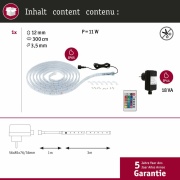 SimpLED LED Strip Outdoor Basisset 3m  IP44 8,5W  24LEDs/m RGB