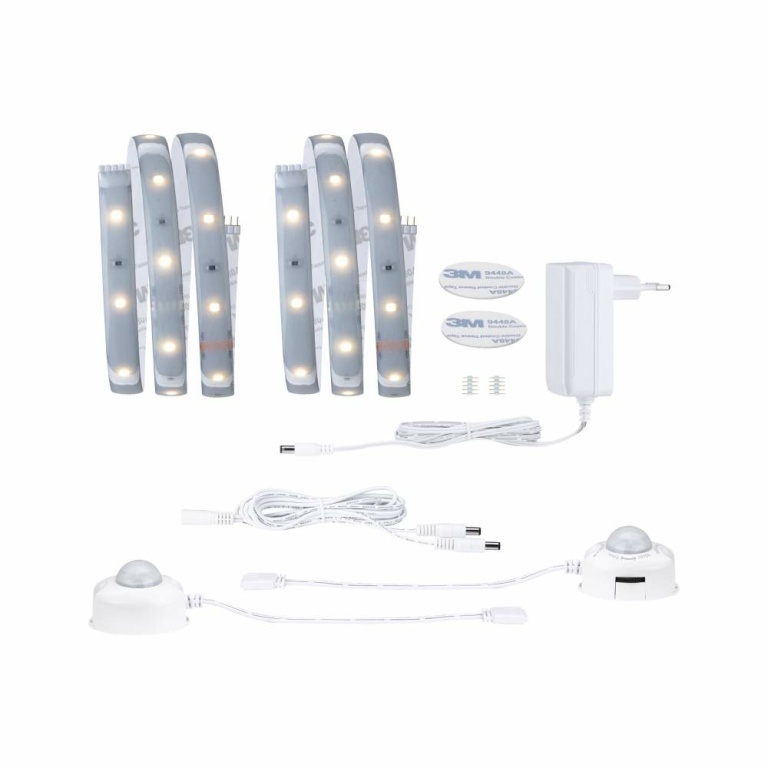 Paulmann MaxLED 250 LED Strip Night Comfort Basisset  1m   2x4W 2x300lm 60LEDs/m 2700K 24VA