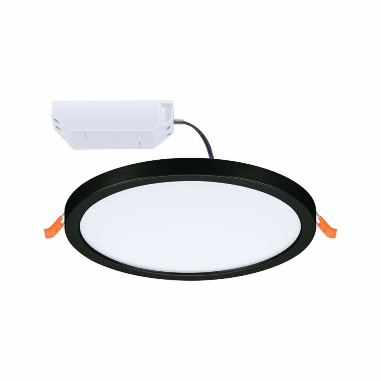 Paulmann VariFit LED Einbaupanel Areo IP44 rund 175mm 3000K Schwarz