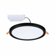 VariFit LED Einbaupanel Areo IP44 rund 175mm 3000K Schwarz