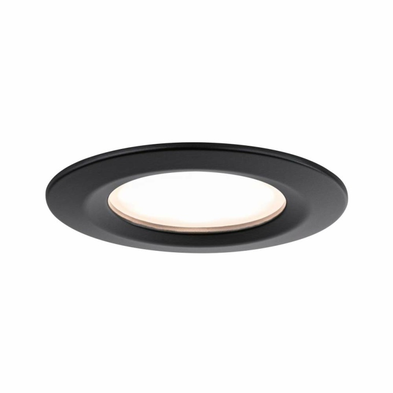 Paulmann LED Einbauleuchte Nova Plus Coin Basisset starr IP44  78mm  Coin 3x6W 3x470lm 230V dimmbar 2700K