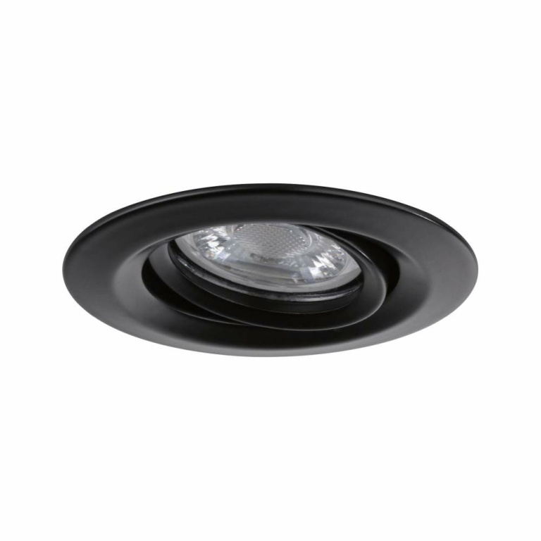 Paulmann LED Einbauleuchte Nova mini Plus Coin 3er-Set schwenkbar EasyDim 4W 2700K Schwarz matt dimmbar 230V