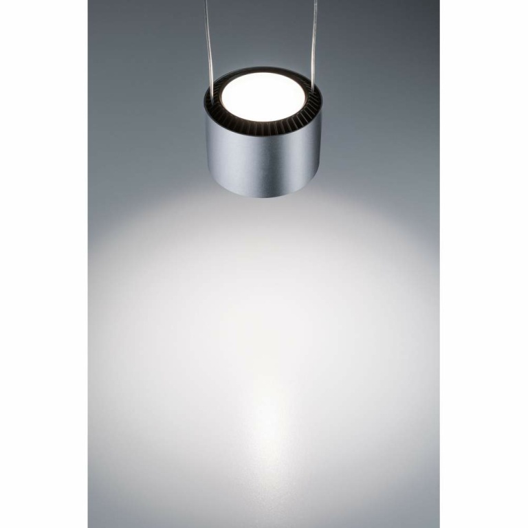 Paulmann URail LED Pendelleuchte Aldan Chrom matt/Schwarz 8,5W 4000K dimmbar (LED fest verbaut)