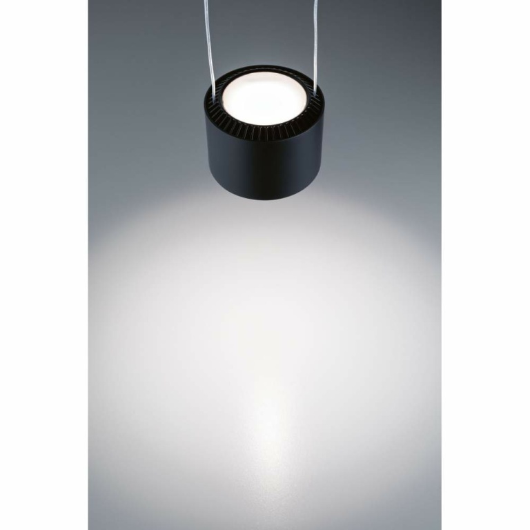 Paulmann URail LED Pendelleuchte Aldan Schwarz matt 8,5W 4000K dimmbar (LED fest verbaut)