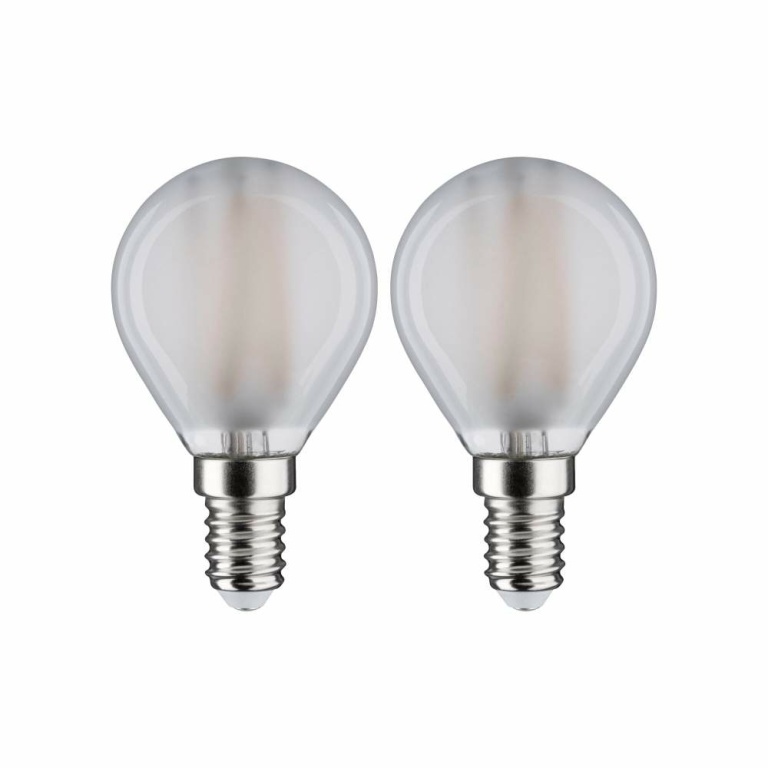 Paulmann LED Tropfen Filament   E14 230V 2x470lm 2x4,8W 4000K  Matt