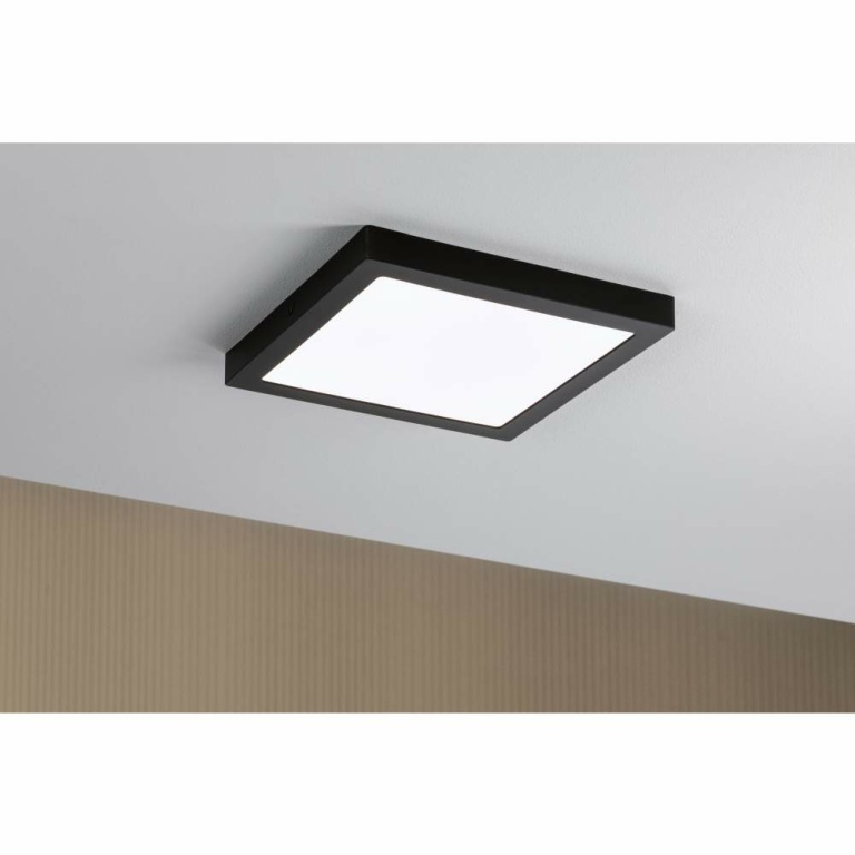 Paulmann LED Panel Abia  eckig 300x300mm 4000K Schwarz