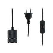 Neordic Pendelleuchte Tilla inkl. Stecker  E27   max. 20W Schwarz dimmbar Metall