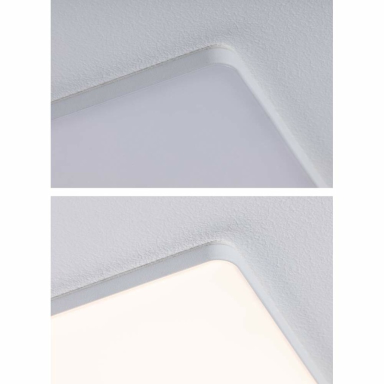 Paulmann VariFit LED Einbaupanel Veluna Edge IP44 eckig 90x90mm 500lm 4000K Weiß