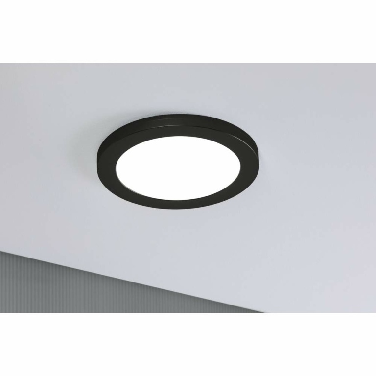 Paulmann LED Einbaupanel 2in1 Cover-it  rund 225mm 1200lm 4000K Schwarz