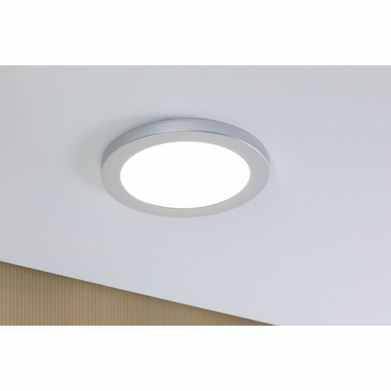 Paulmann LED Einbaupanel 2in1 Cover-it  rund 225mm 1200lm 4000K Chrom matt