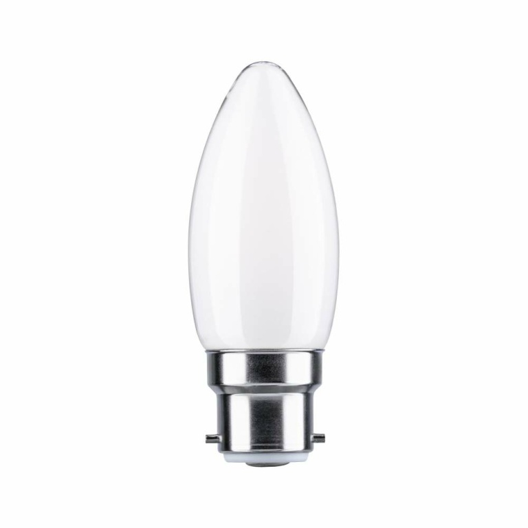 Paulmann LED Kerze B22d 230V 470lm 4,7W 4000K  Opal