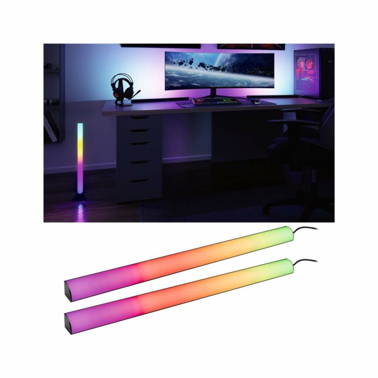 Paulmann EntertainLED Lightbar Dynamic RGB USB 60cm 2x1W 2x48lm