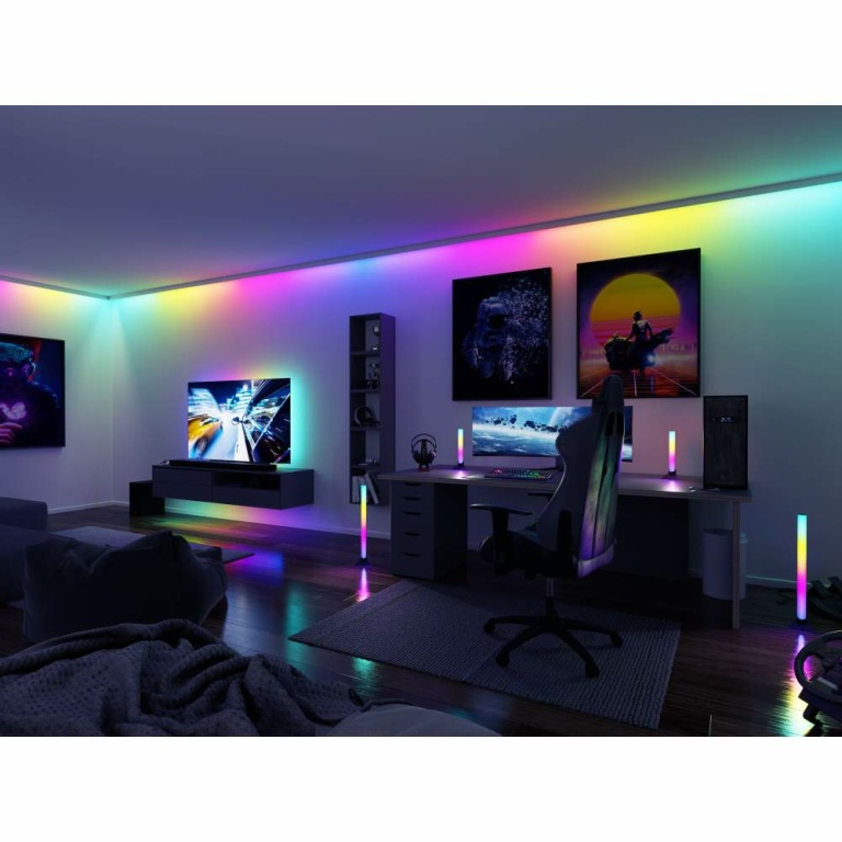 Paulmann EntertainLED USB LED Strip RGB TV-Beleuchtung 65 Zoll 2,4m 4W 60LEDs/m