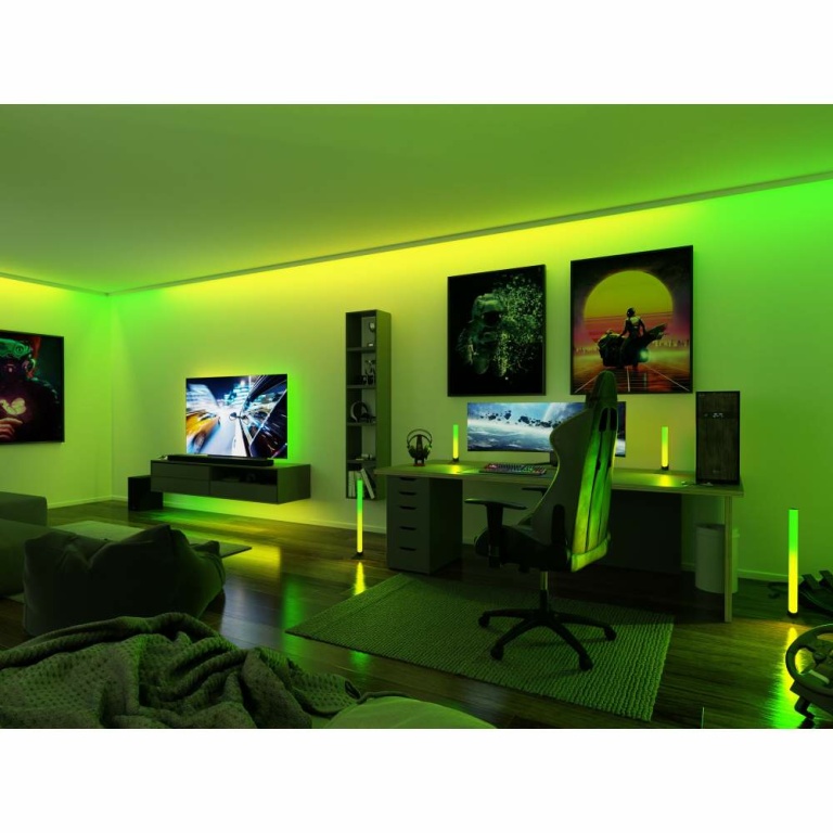 Paulmann EntertainLED USB LED Strip RGB TV-Beleuchtung 65 Zoll 2,4m 4W 60LEDs/m