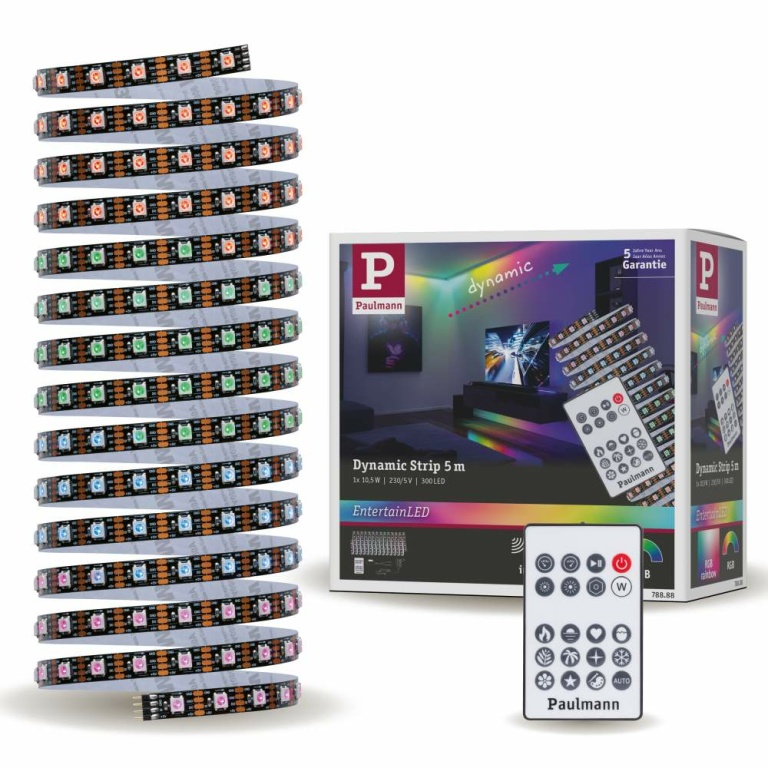 Paulmann 78880 EntertainLED USB Strip RGB 55 TV-Beleuchtung 35W 60LEDs/m 2m LED | Lampen1a Zoll
