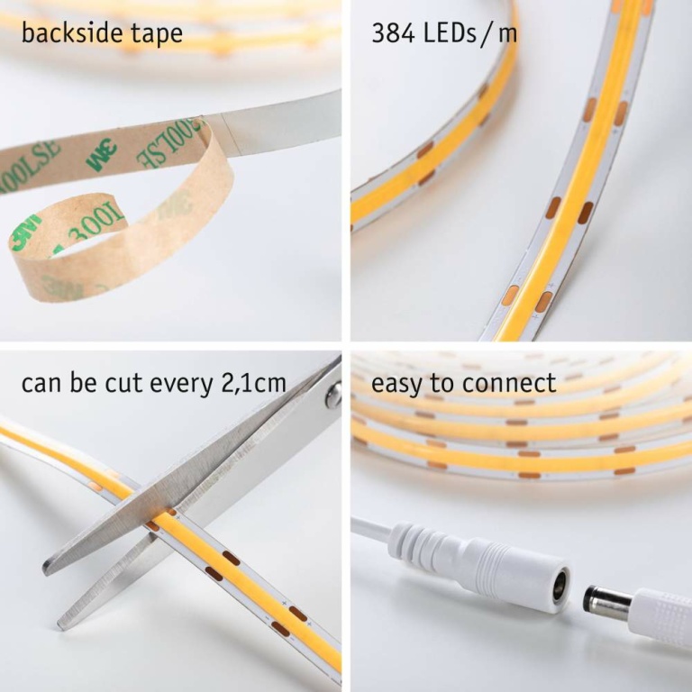 Paulmann SimpLED LED Strip Full-Line COB Basisset 1,5m   7W 750lm 384LEDs/m 3000K 12VA