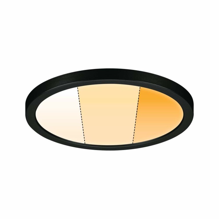 Paulmann VariFit LED Einbaupanel Dim to Warm Areo IP44 rund 175mm 2000 - 4000K Schwarz dimmbar