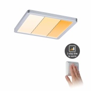 VariFit LED Einbaupanel Dim to Warm Areo IP44 eckig 175x175mm 2000 - 4000K Chrom matt dimmbar