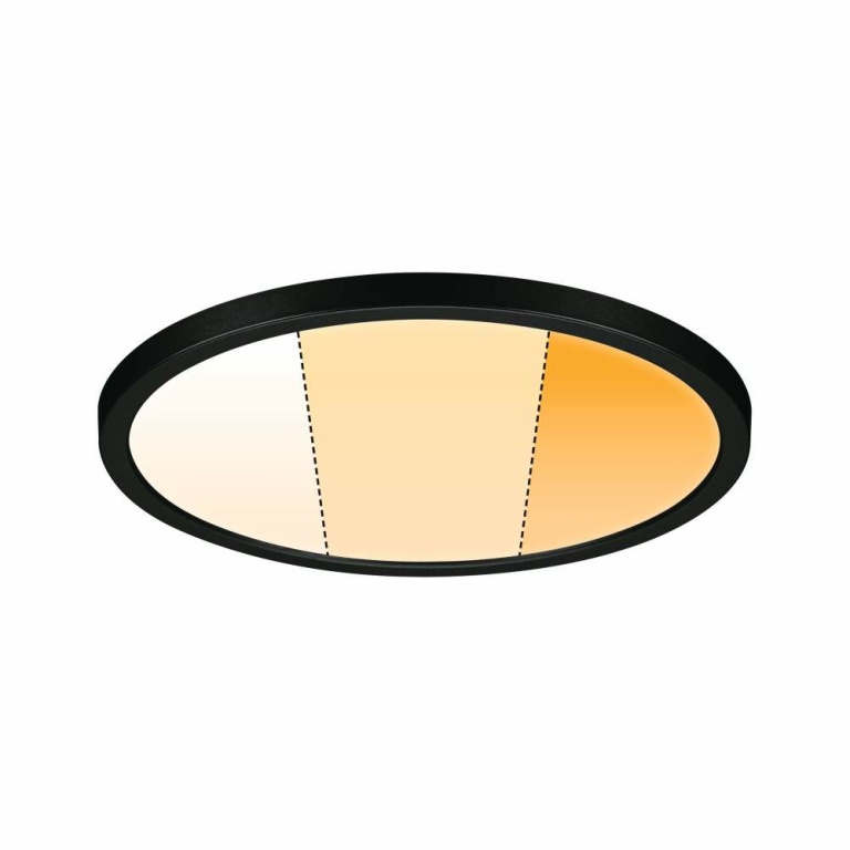 Paulmann VariFit LED Einbaupanel Dim to Warm Areo IP44 rund 230mm 2000 - 4000K Schwarz dimmbar