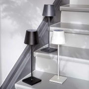 Sigor Nuindie Akku-Tischleuchte  schneeweiß LED rund 380mm IP54 dimmbar Flex-Mood Easy-Connect