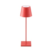 Sigor Nuindie Akku-Tischleuchte  rot LED rund 380mm IP54 dimmbar Flex-Mood Easy-Connect