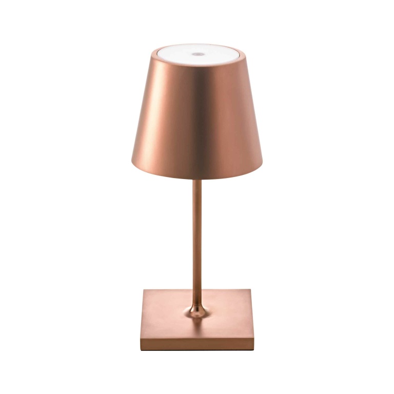 SIGOR Sigor Nuindie Akku-Tischleuchte mini bronze LED rund 250mm IP54 dimmbar Flex-Mood Easy-Connect